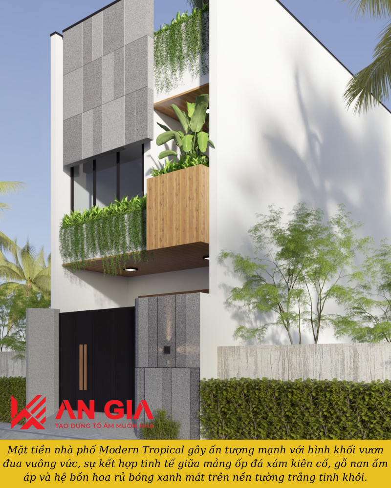 thiết kế nhà phố hiện đại