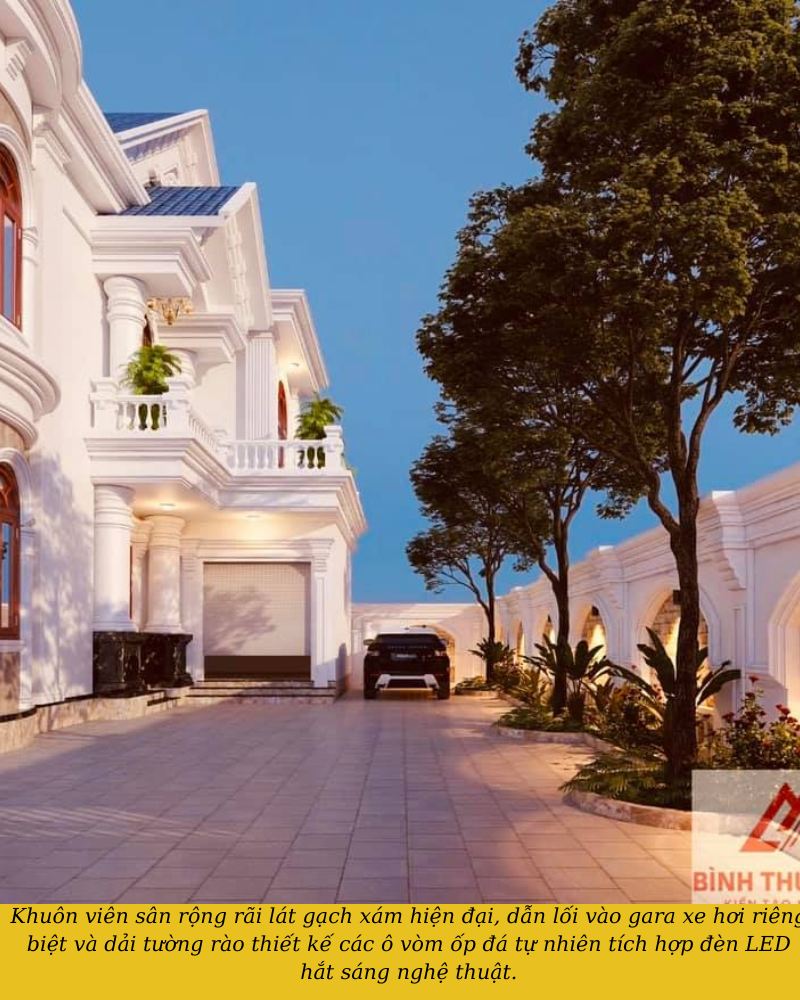 biệt thự 2 tầng tân cổ điển