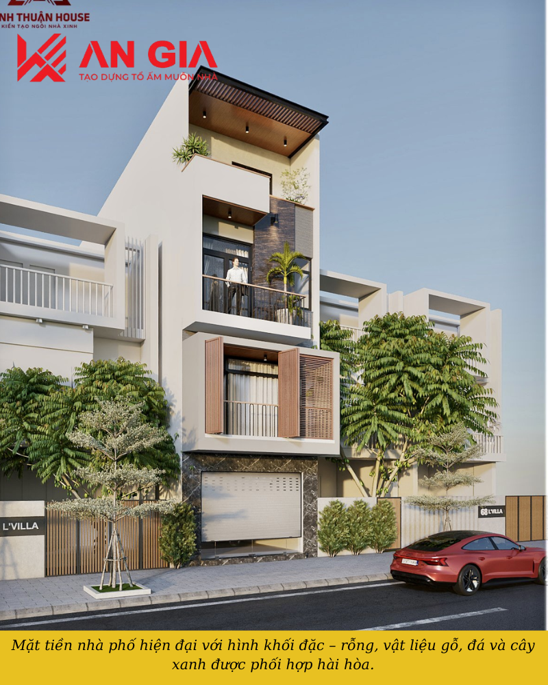 nhà phố hiện đại 3 tầng