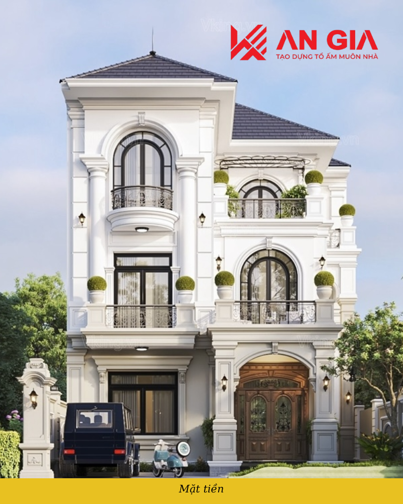 biệt thự tân cổ điển 3 tầng