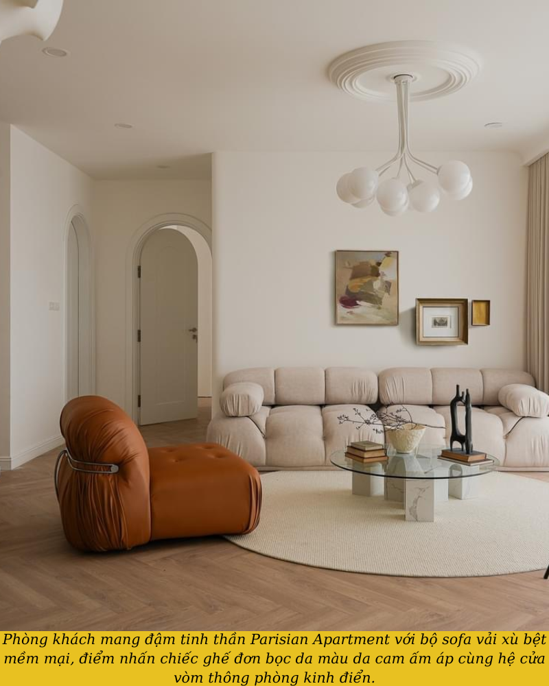 nội thất phong cách Modern Retro